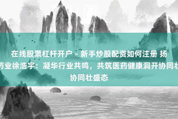在线股票杠杆开户 - 新手炒股配资如何注册 扬子江药业徐浩宇：凝华行业共鸣，共筑医药健康洞开协同壮盛态
